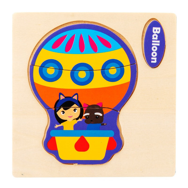 Early Education Puzzle Jitterbug With The Same Children's Educational Animal Enlightenment Cognitive Puzzle Board Toys