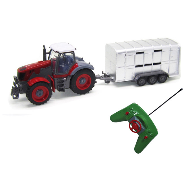 Farmer Tractor car 1:28 2.7MHZ Radio Remot Control Construction RC car Dump truck For Kids birthday Gift Toys