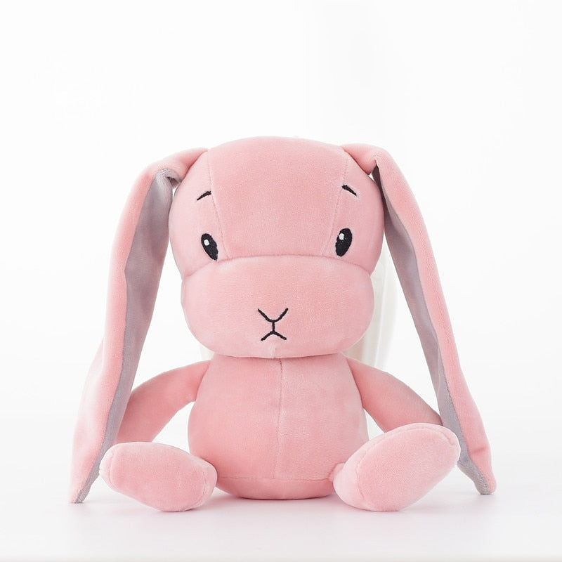 25CM Cute rabbit plush toys Bunny Stuffed &Plush Animal Baby Toys doll baby accompany sleep toy gifts For kids WJ491