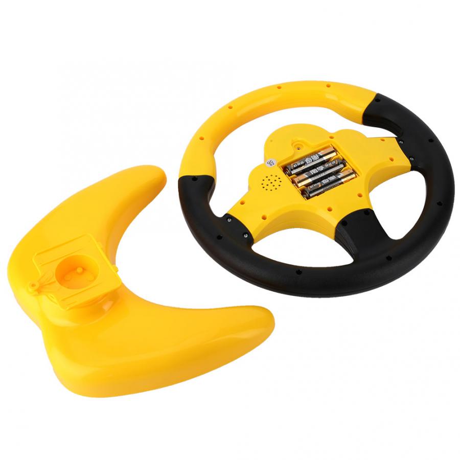 Simulation Steering Wheel with Light Baby Musical Developing Educational Toys Electronic Vocal Toys for Children Birthday