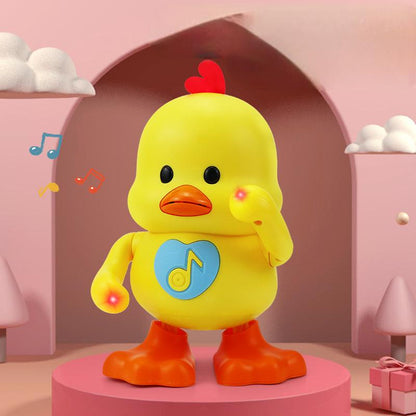 Singing, dancing, cute ducks, lighting, music, children's electric toy dolls