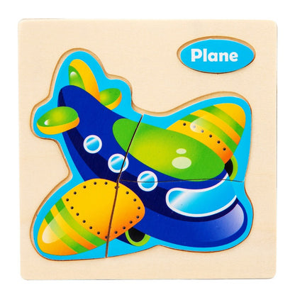 Early Education Puzzle Jitterbug With The Same Children's Educational Animal Enlightenment Cognitive Puzzle Board Toys