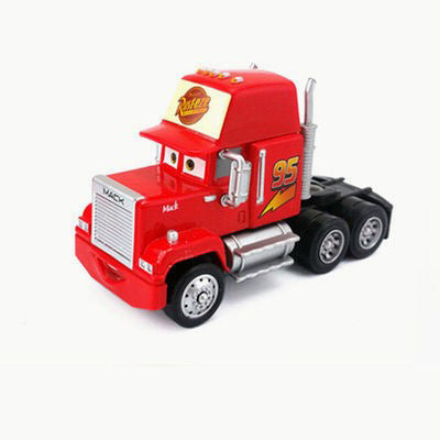 Racing Car Mobilization Mack Uncle Mai Headset Headgear Alloy Toy Car Model Boy Children's Toy Car