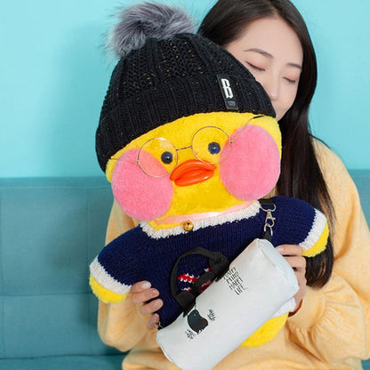 50CM Kawaii LaLafanfan Cafe Duck Plush Toy Cute Animal Duck Soft Stuffed Doll Kids Toys Christmas Birthday Gift for Children