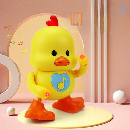 Singing, dancing, cute ducks, lighting, music, children's electric toy dolls