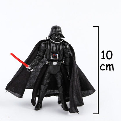 Space Wars Yoda Darth Vader Stormtrooper Action Figure Doll Toys The Force Awakens Jedi Master Yoda Anime Figures Lightsaber