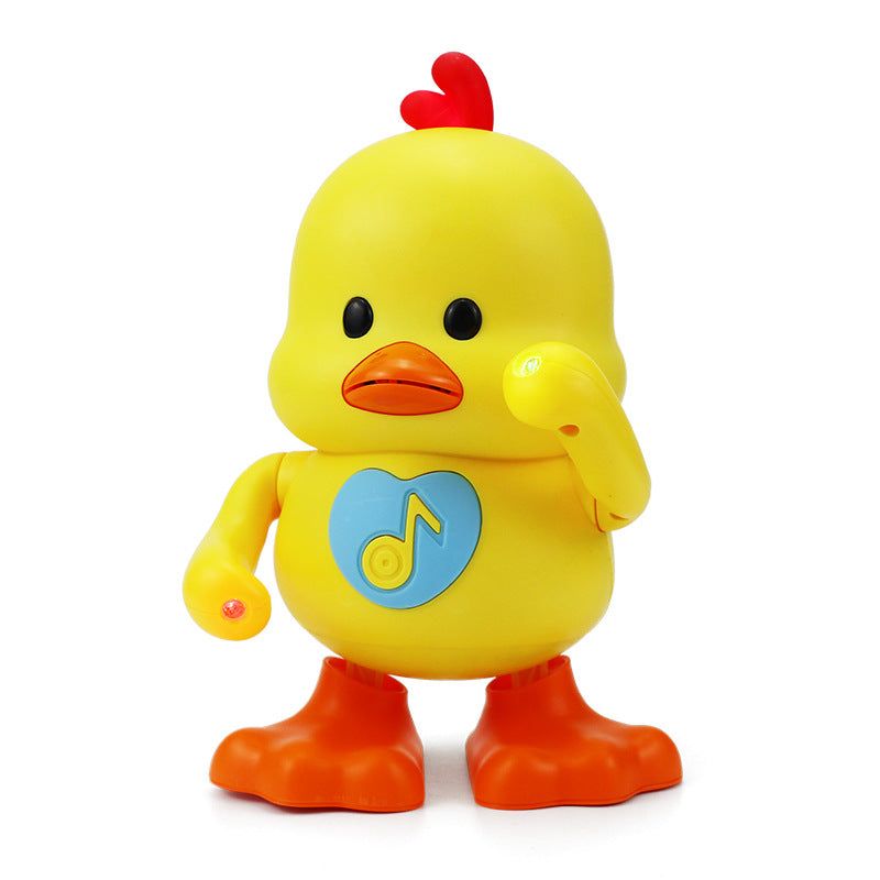 Singing, dancing, cute ducks, lighting, music, children's electric toy dolls