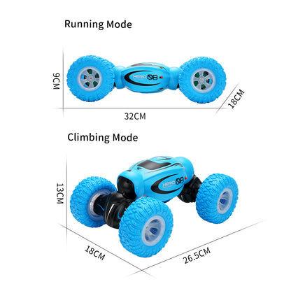 Lighting Twisting Car Dumper Climbing Car Wireless Charging Remote Control Double-Sided Car Boy Toy Car