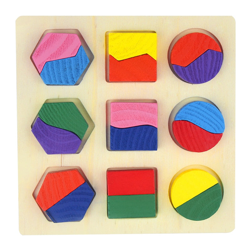 Learning Education Wooden Toys Children's Puzzle 3D Magic Cube Children's Educational Toys Montessori Puzzle New Year Gifts