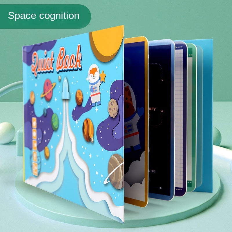 Enlightenment Quiet Paste Book Puzzle Children's Educational Early Education Repeatedly Paste Literacy Paper Toys