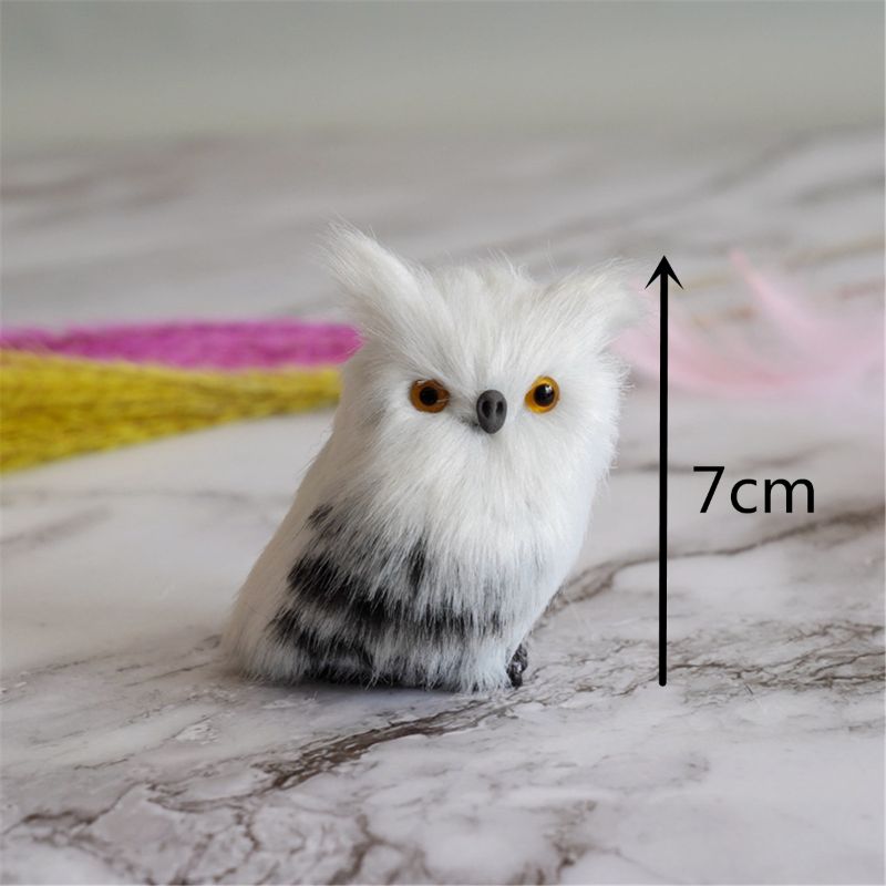 7cm High Cute Snowy Owl Hedwig harry Potters Letter Delivery Doll Cute Toys Harried Birthday Christmas Adults Kids