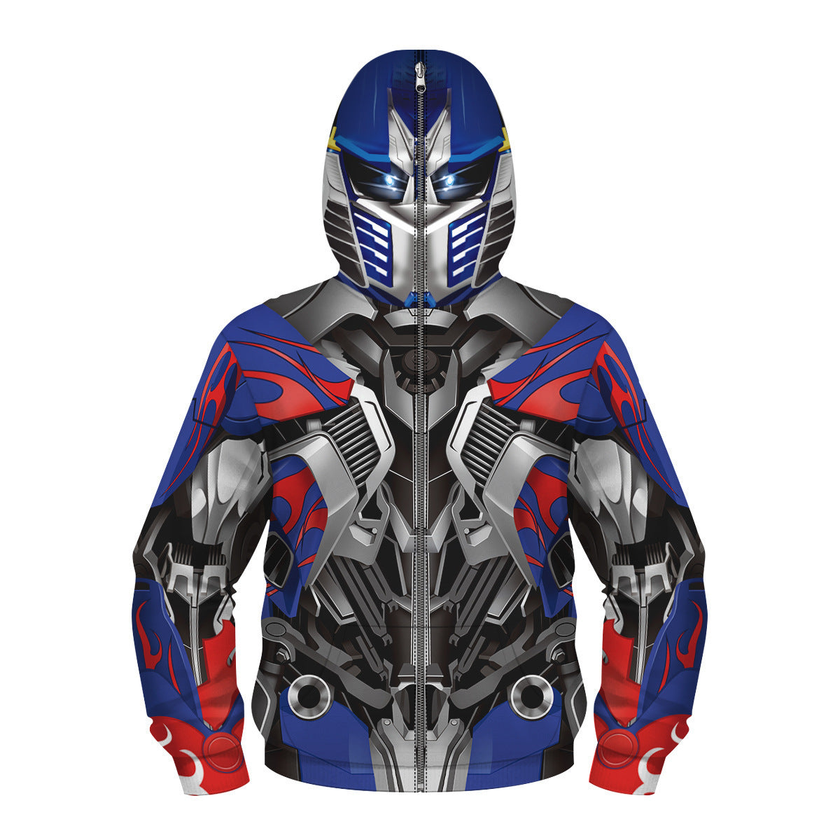 New Bumblebee Captain America Avengers 3D Digital Printing Children's Role-Playing Masked Long Sleeve Children's Sweater