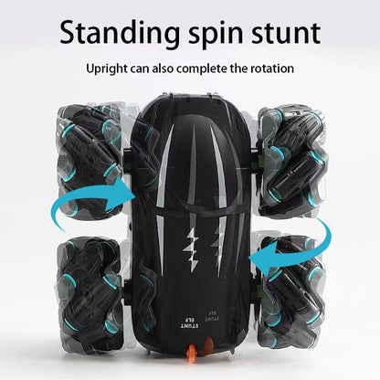 Remote Control Flip Stunt Car Large Charging Tipper Car Baby Boys And Girls Children's Kindergarten Toy Car Racing