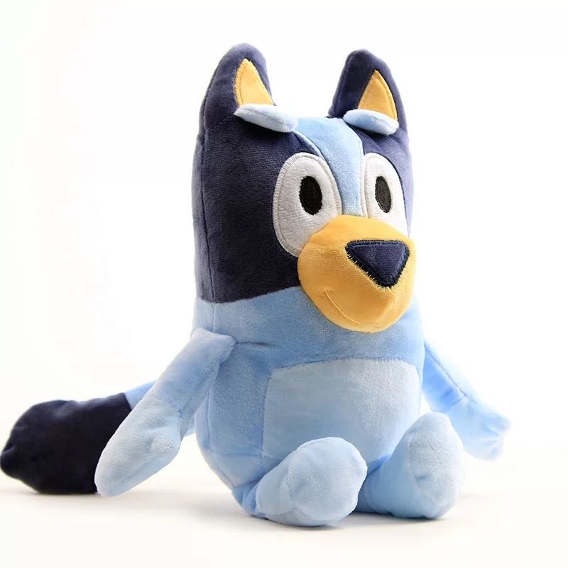 1Pair 28CM Soft The Dog Bingo Family Plush Dolls Cartoon Movie Toy Blue Bingo Stuffed Plush Toy Gifts For Kids