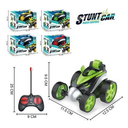 Electric Remote Control Dumper Stunt Car Toy Tumbling Stunt Double-Sided Car Electric Children's Toys