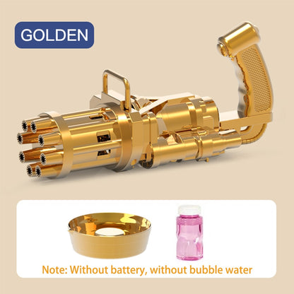 New Magic dolphin Gatling Bubble Gun Automatic Bubble Machine Gun Soap Bubble Blower Outdoor Kids Child Toy for Kids