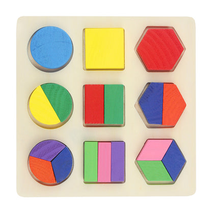 Learning Education Wooden Toys Children's Puzzle 3D Magic Cube Children's Educational Toys Montessori Puzzle New Year Gifts