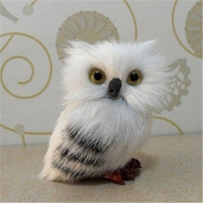 7cm High Cute Snowy Owl Hedwig harry Potters Letter Delivery Doll Cute Toys Harried Birthday Christmas Adults Kids