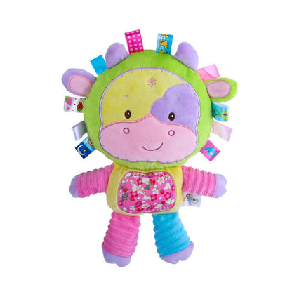 Happy Monkey Kids Baby Cute Plush Rattle Stuffed Animal Infant Educational Learning Toys Gift for Toddler Children 0 12 month