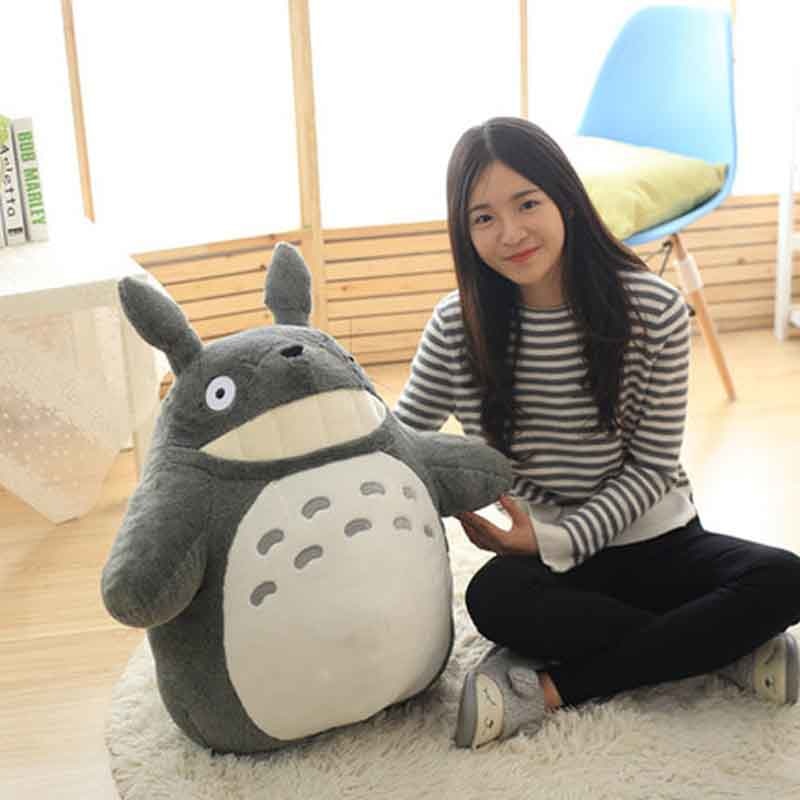 27-55cm Cute wedding press doll children birthday girl Kids Toys Totoro doll Large size pillow Totoro plush toy doll