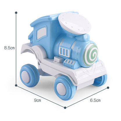 Children Cartoon Stunt Train Inertia Car Toy Vehicles Stunt Rolling Car Model Toys For Boy Educational Floor Sports Game Gifts