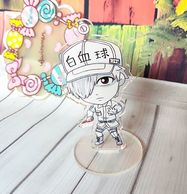 1 Pc Cute Anime Cells at Work Acrylic Stand Figure Model Double Sided Plate Holder Action Figure Toy