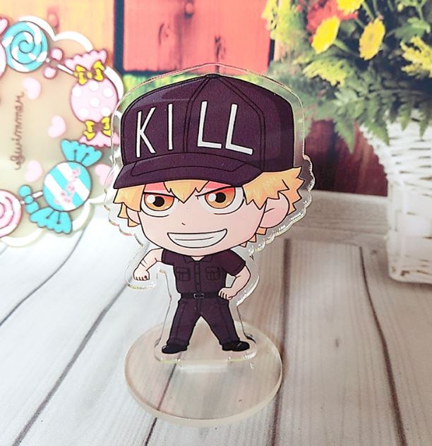 1 Pc Cute Anime Cells at Work Acrylic Stand Figure Model Double Sided Plate Holder Action Figure Toy