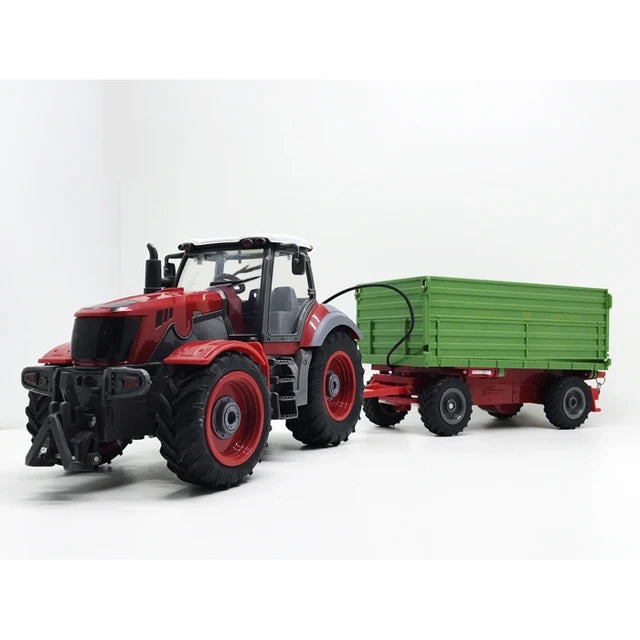 Farmer Tractor car 1:28 2.7MHZ Radio Remot Control Construction RC car Dump truck For Kids birthday Gift Toys