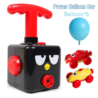 NEW Power Balloon Launch Tower Toys Puzzle  Air Power Balloon Car Science Experimen Toy