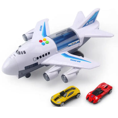 Toy Aircraft Music Story Simulation Track Inertia Children'S Toy Aircraft Large Size Passenger Plane Kids Airliner Toy Car