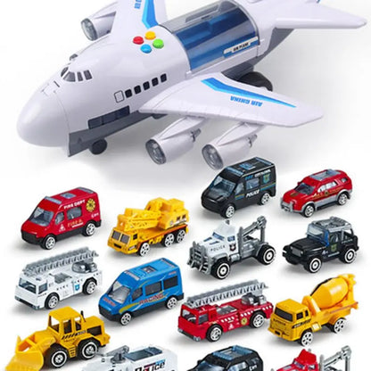 Toy Aircraft Music Story Simulation Track Inertia Children'S Toy Aircraft Large Size Passenger Plane Kids Airliner Toy Car