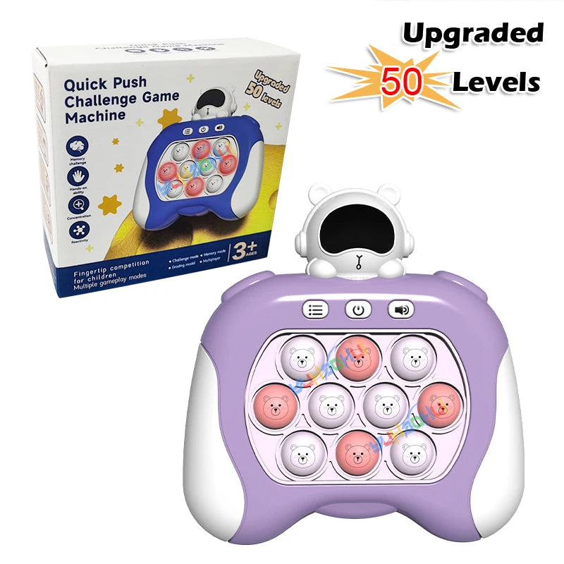 Upgraded Quick Push game console. Anti stress relief sensory toys for adults and kids