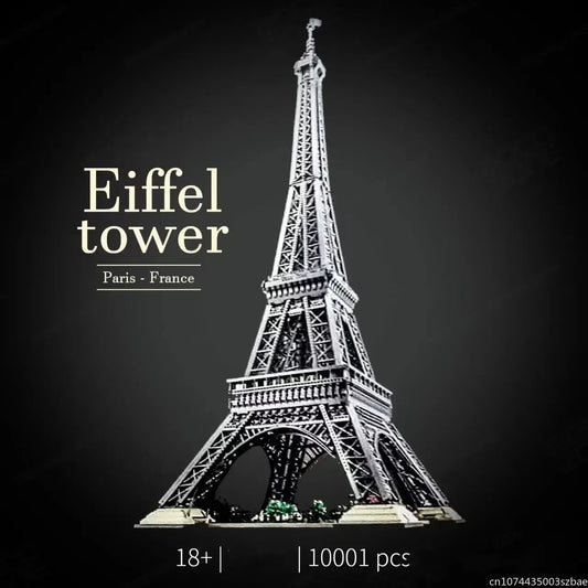 10001 Pieces Large Eiffel Tower Building Blocks