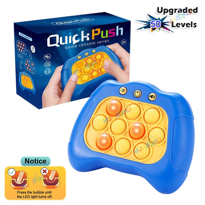 Upgraded Quick Push game console. Anti stress relief sensory toys for adults and kids