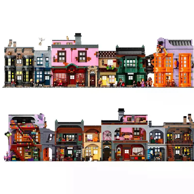 Lego Alley Diagon from Harry Potter Construction. Set Toy for Kids.