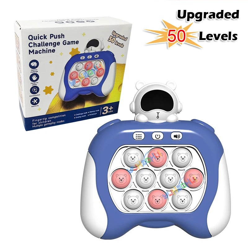 Upgraded Quick Push game console. Anti stress relief sensory toys for adults and kids