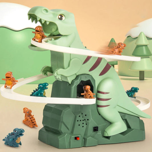 Musical toy "Dinosaur, climbing the hill" with dinosaurs