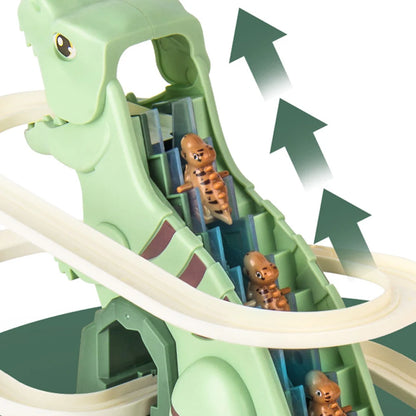 Musical toy "Dinosaur, climbing the hill" with dinosaurs